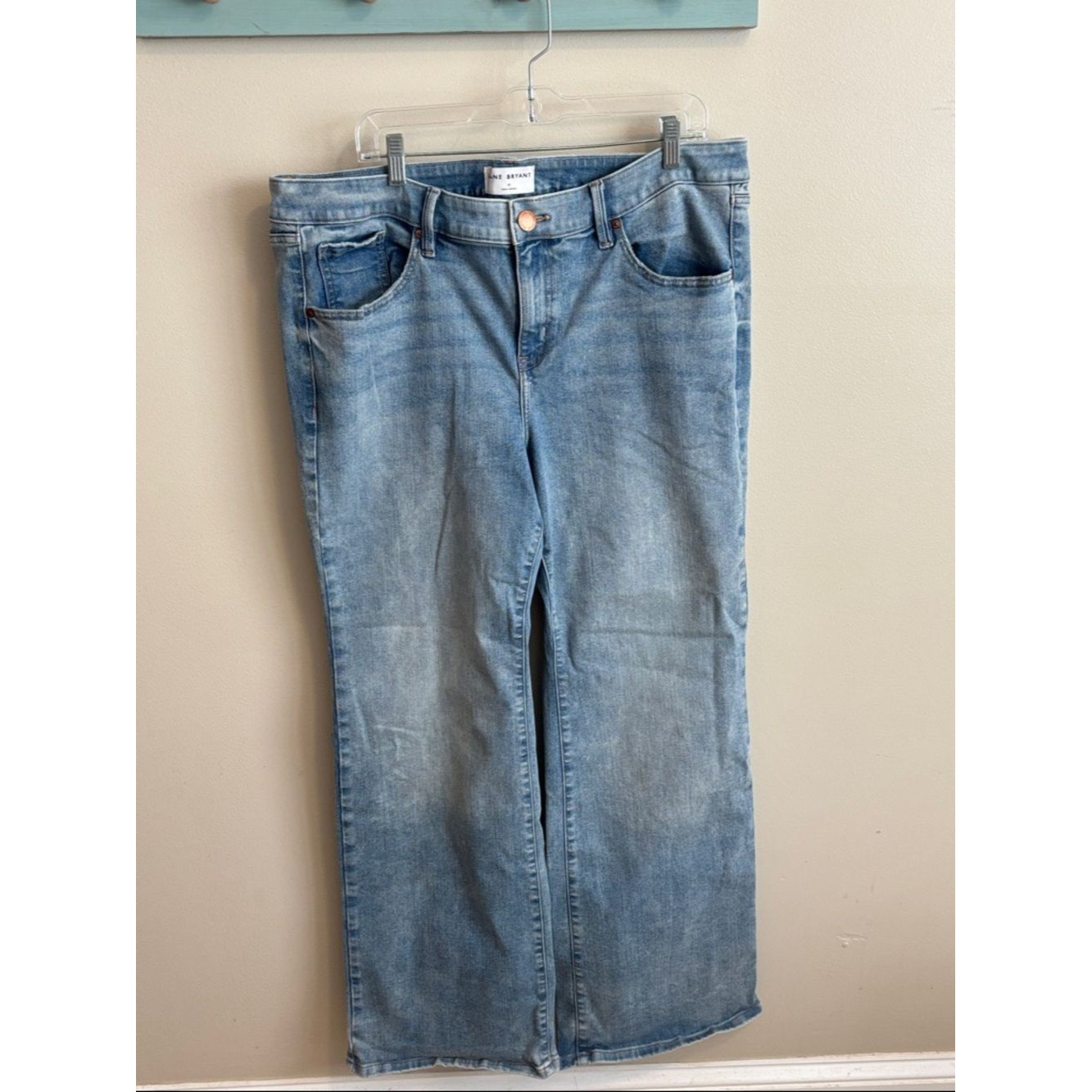 Lane Bryant Light Blue Mid Rise Boot Jeans Size 18